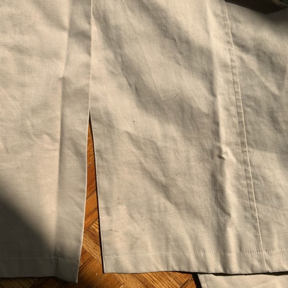 Mackage trench coat w/ leather detail classic tan - Picture 5 of 7